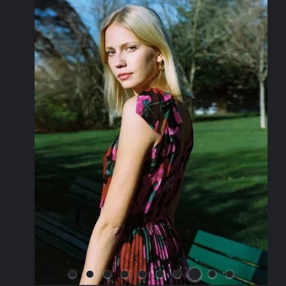 The kooples  dress dolce vita print size Large NWT - Picture 12 of 16